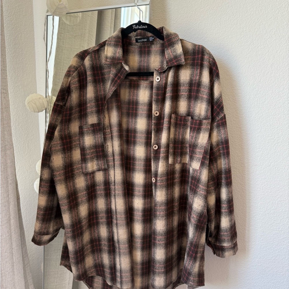 Brown Plaid Flannel